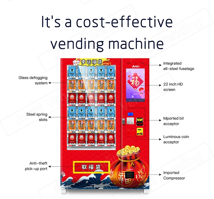 Afen Self-Service Adult Stores Socks Stocking Hygiene Vending Machine with Auto Locker