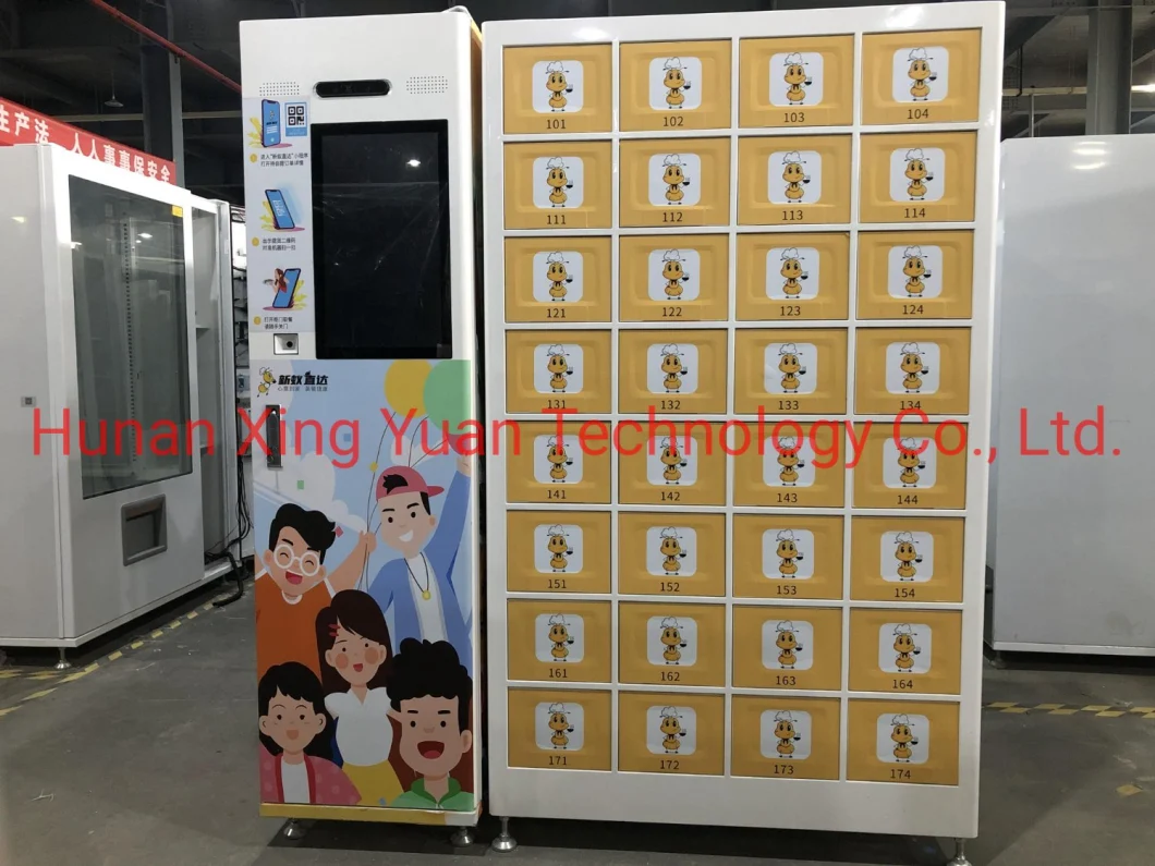 Xy Heated Hot Food Soup Pizza Locker Vending Machine Factory Independent Box for Sale