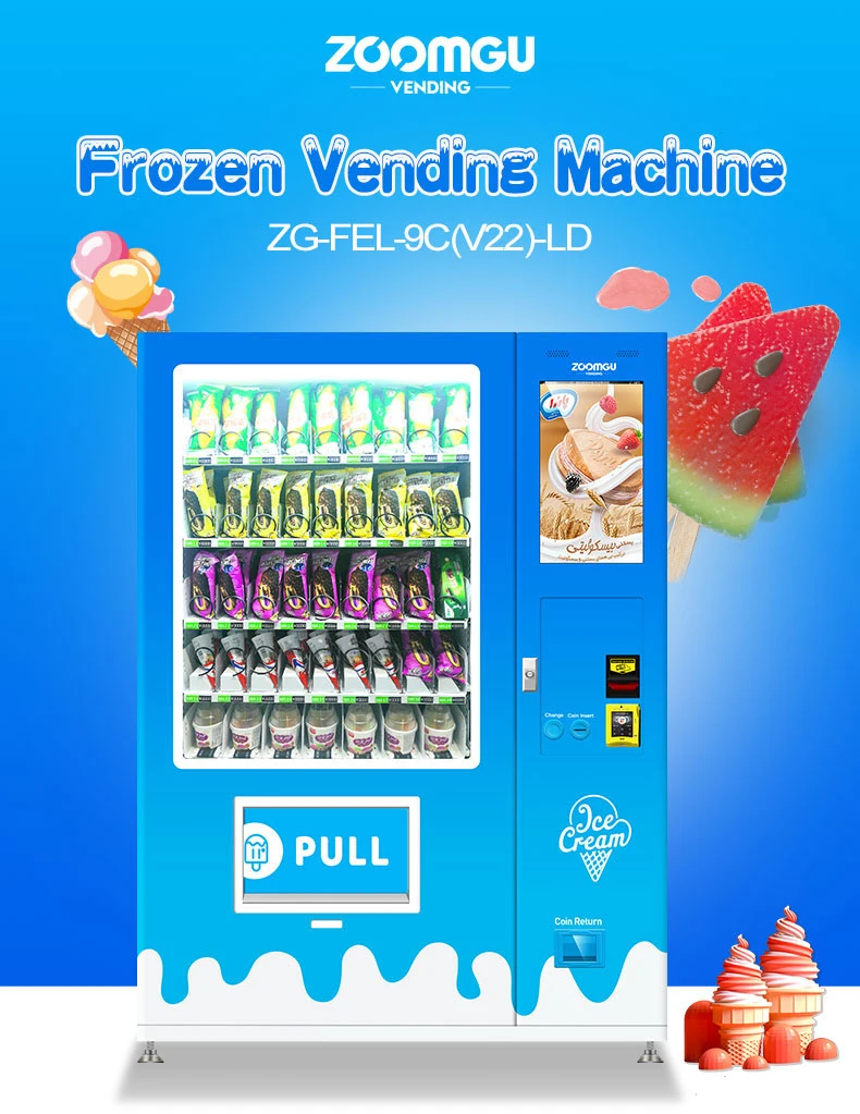 Zg Automatic Fresh Fruit Vegetables Frozen Food Vending Machine for Sale