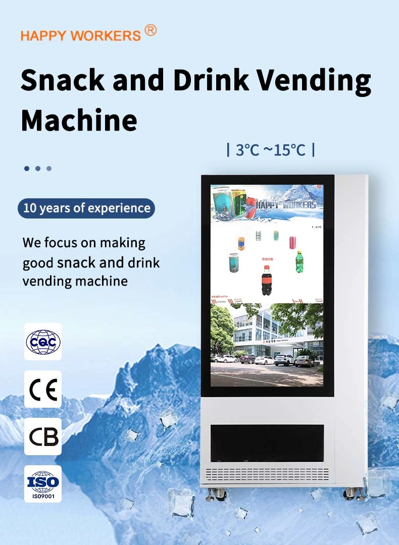 Hot Sale Food Vending Machine with Qr Code