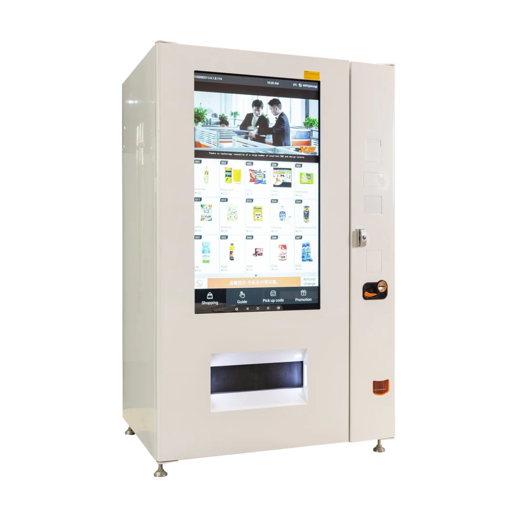 Xy Hot Sell LCD Media Vending Machine Touch Screen Snack Drink Food