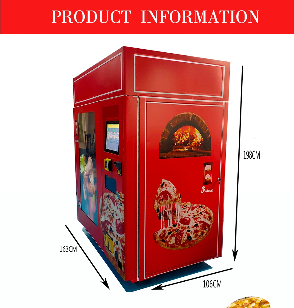 Caterwin Fully Automatic Commercial Pizza Vending Machine Hot Food Vending Machine