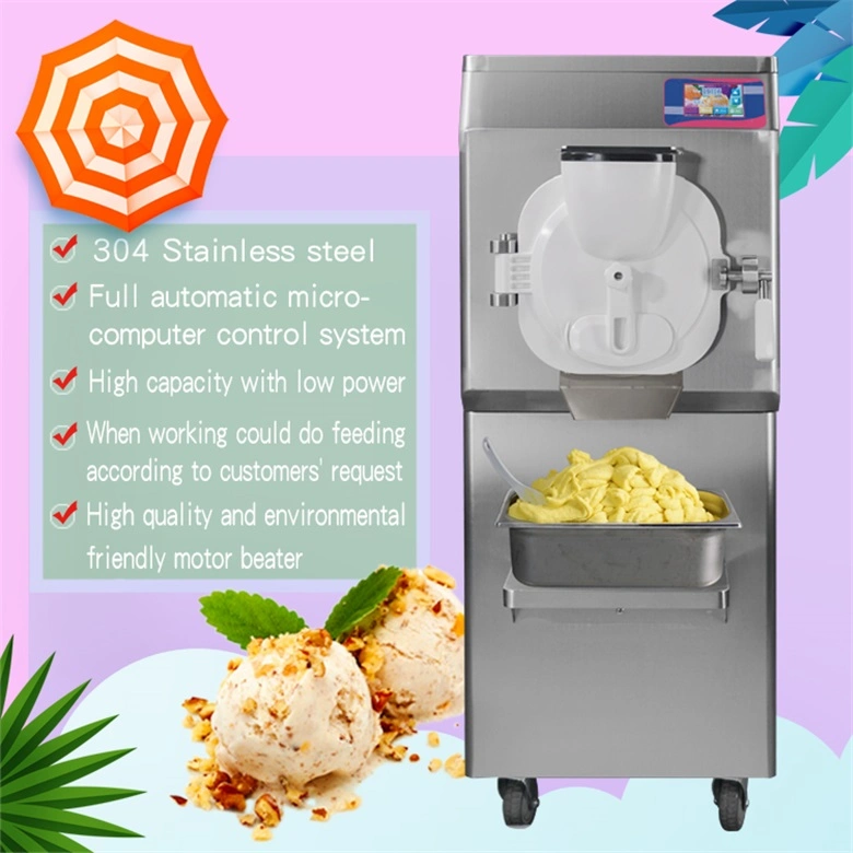 Kolice Italian Hard Ice Cream Making Machine Price Batch Freezer Vending Frozen Fruit Mixer Gelato Ice Cream Machine