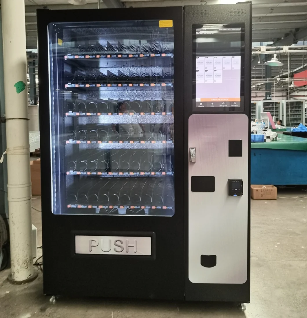 Focusvend Supply Fresh Food Vending Machine for Fruits Cup Cake with Elevator System