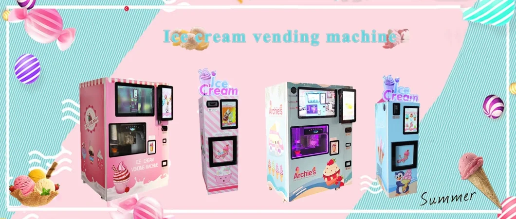 Frozen Ice Cream Vending Machines