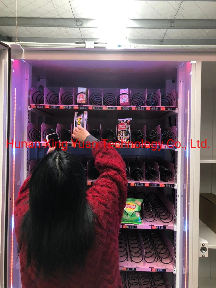 Xy Bling Pink Spring Belt Tray Vending Machine Make up Cigarette PPE Food for Sale