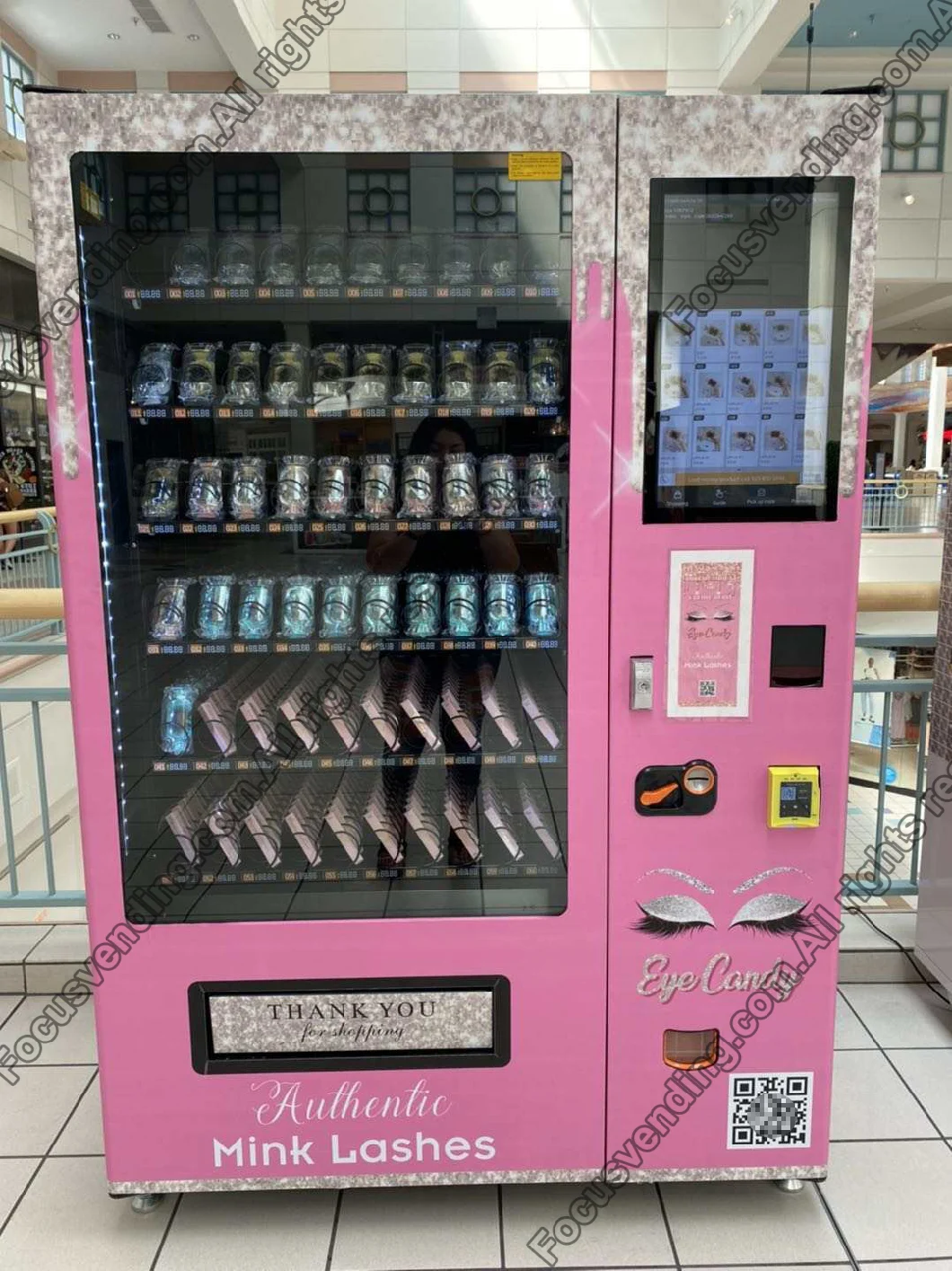 Wigs Lip Gloss Makeup Vending Machine with Customization