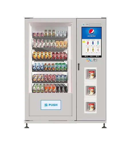 Hot Sale Top Vendor Machine Snack and Drink Automatic Combo Vending Machine