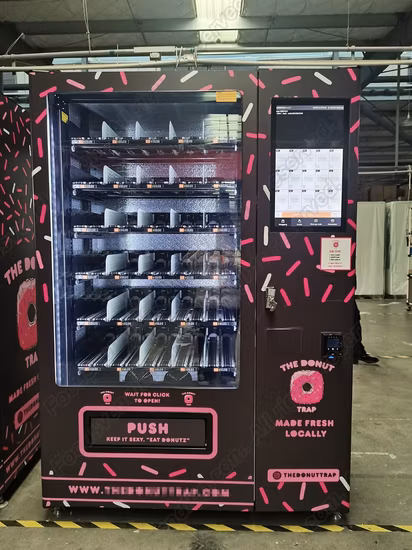 Fully Automatic Vending Machine for Foods and Drinks Combo Selling Wine and Fresh Fruits with Elevator Supports Google Pay /Banknote and Coins