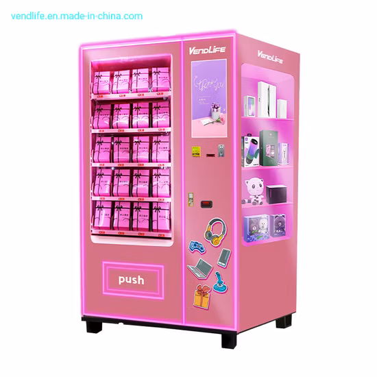 Outdoor Shopping Mall Girls Beauty Make up Booth Lashes Hair Eyelash Vendlife Vending Machine